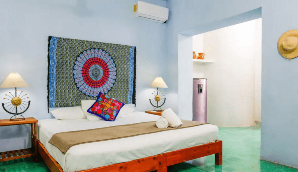 family room casa del Solar boutique hotel for budget cozumel centro city center