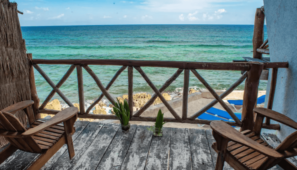 Ventanas Al Mar view from the window cozumel east coast accommodation