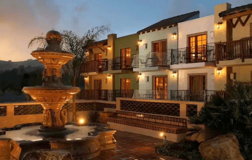 Avila La Fonda Mexican themed hotel on avila beach california 