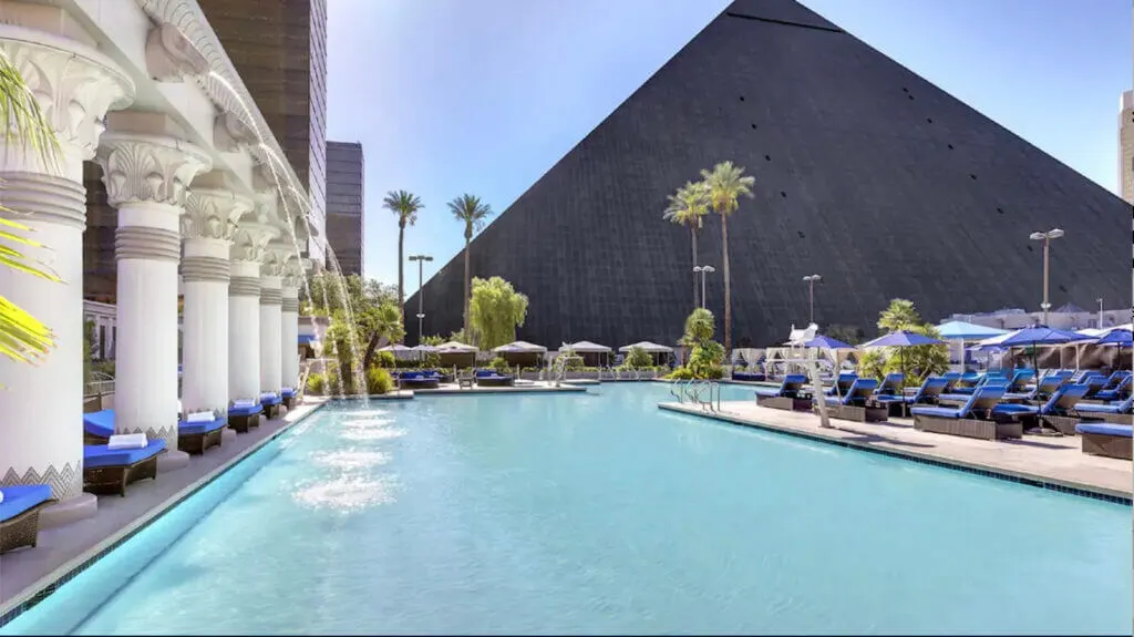 Luxor, the Egyptian themed hotel in las vegas