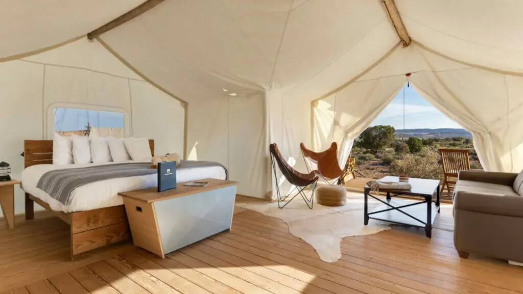 Under Canvas Moab unique Glamping tents luxury