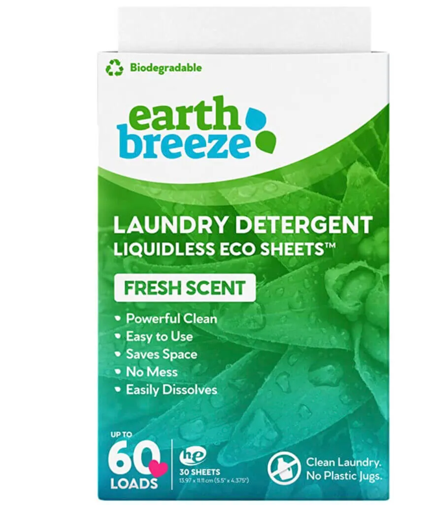Earth breeze laundry detergent for travel eco friendly travel essentials