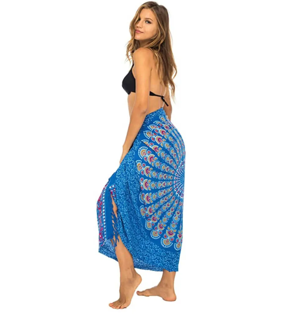a sarong is a travel essential for packing list