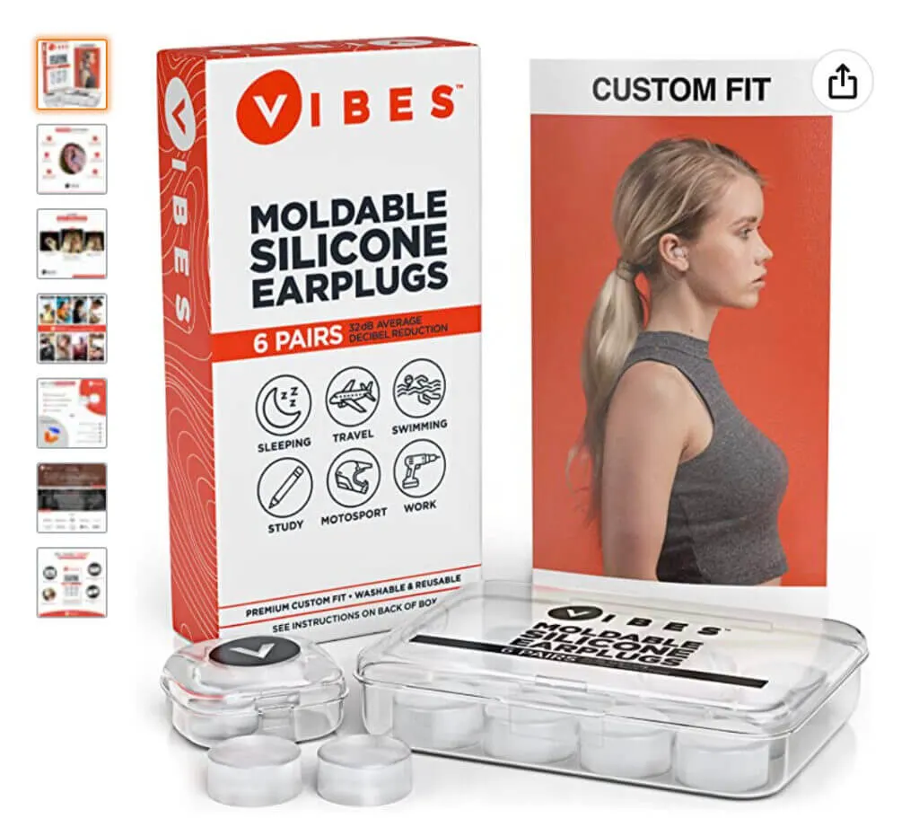 moldable ear plugs on the packing list for travel