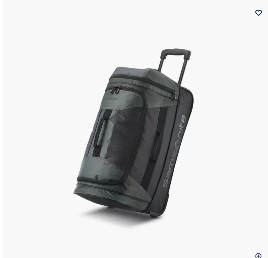 samsonite rolling duffel - best suitcase for travel