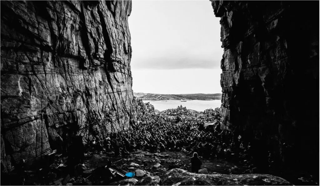 Traena Music Festival in a cave in Norway