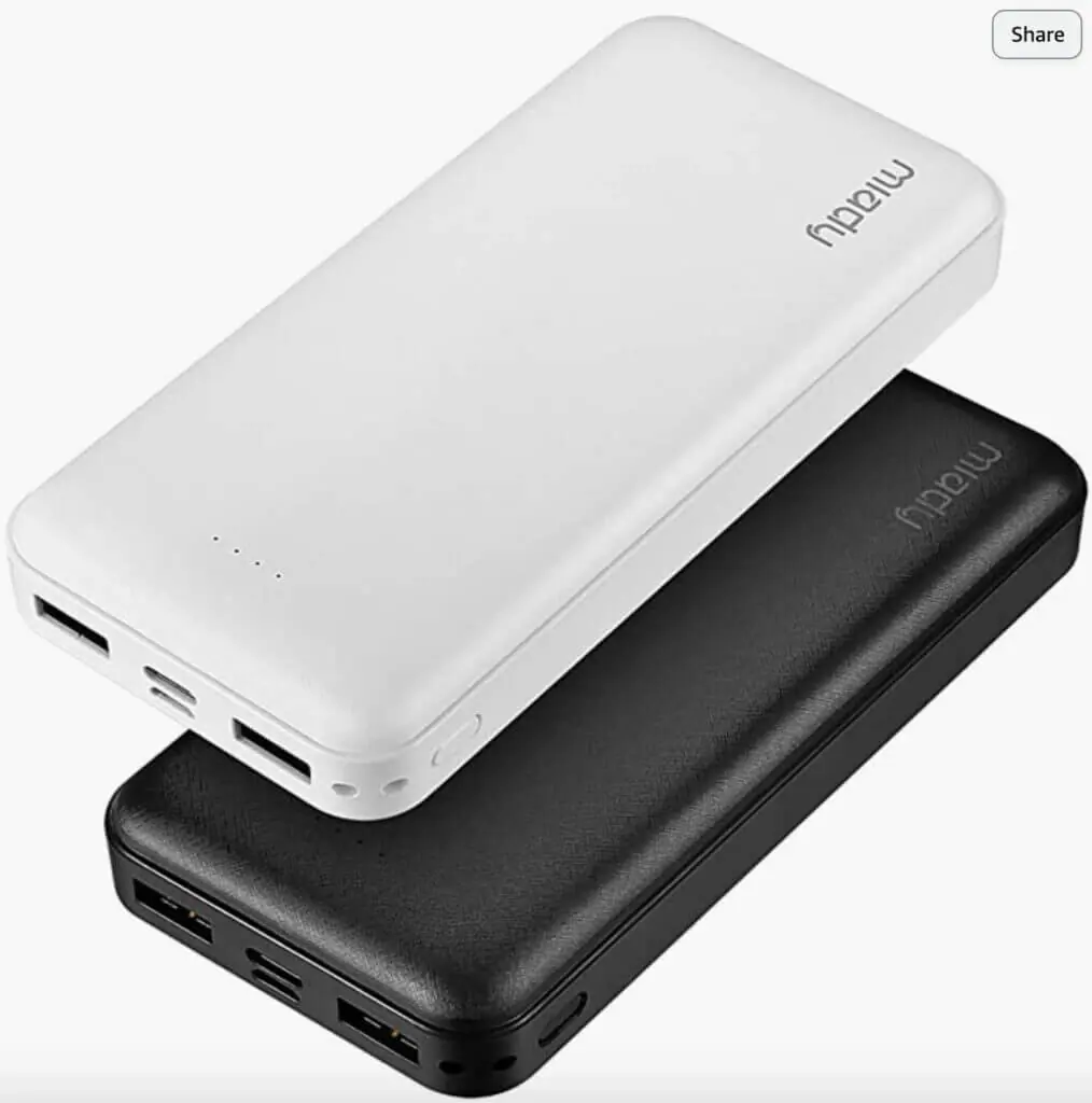 Miady Power BAnks are a travel essential