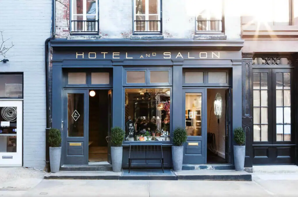 exterior of cool philadelphia hotel Lokal Old City