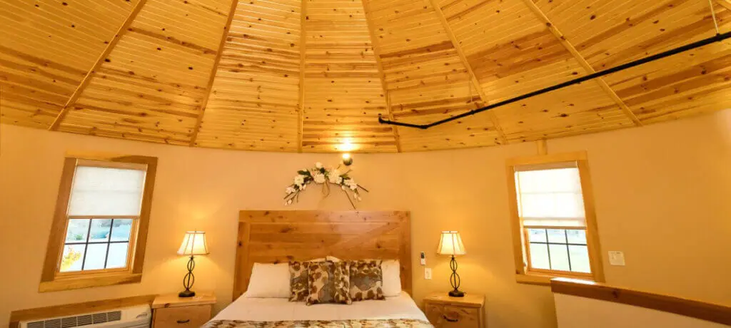 Interior of the Silo Suites of Patoka Lake Indiana