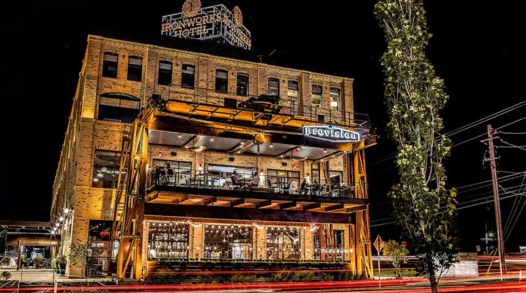 Exterior of the Ironworks Hotel Indy: unique places to stay in Indiana