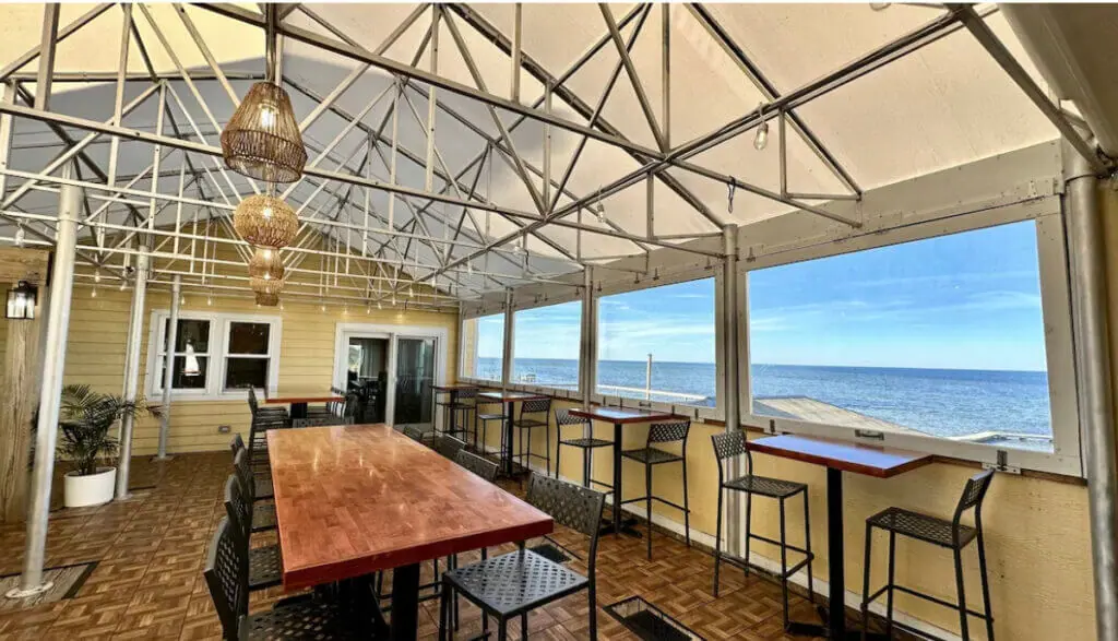 Restaurant at Pamlico Sound Inn unique places to stay in NC