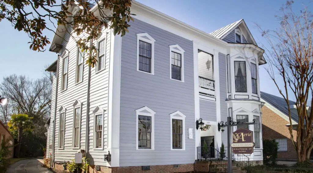 Exterior of unique place to stay The Aerie