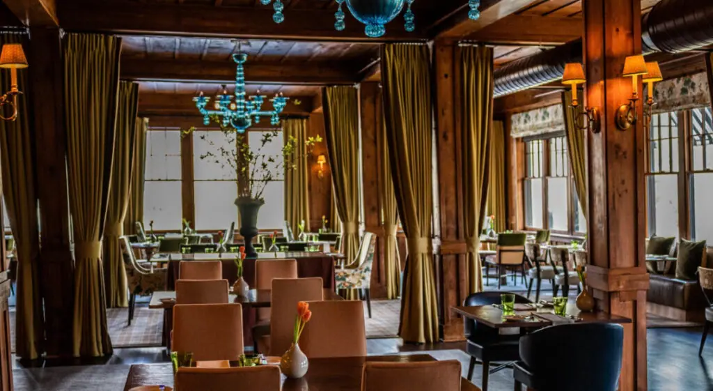 Dining room at High Hampton Inn North carolina