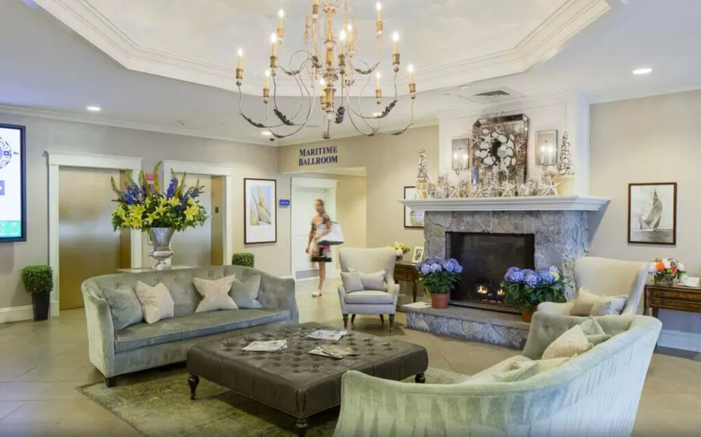Lobby and lounge area of Salem Waterfront Hotel & Suites unique salem 