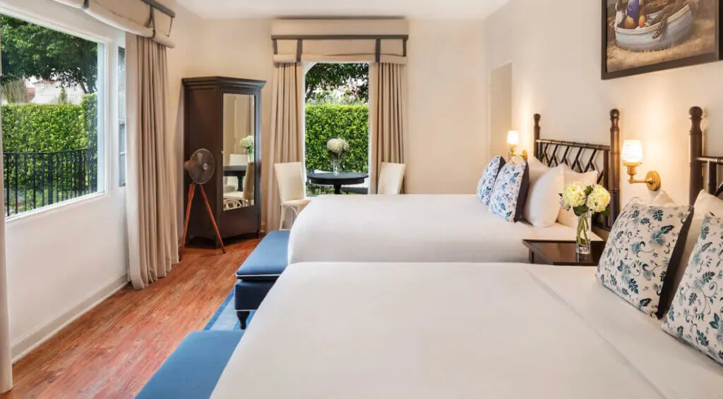 A room with views at Hotel Milo, Santa Barbara