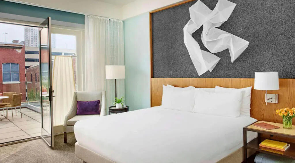 21c Museum Hotel unique place to stay in Louisville, KY