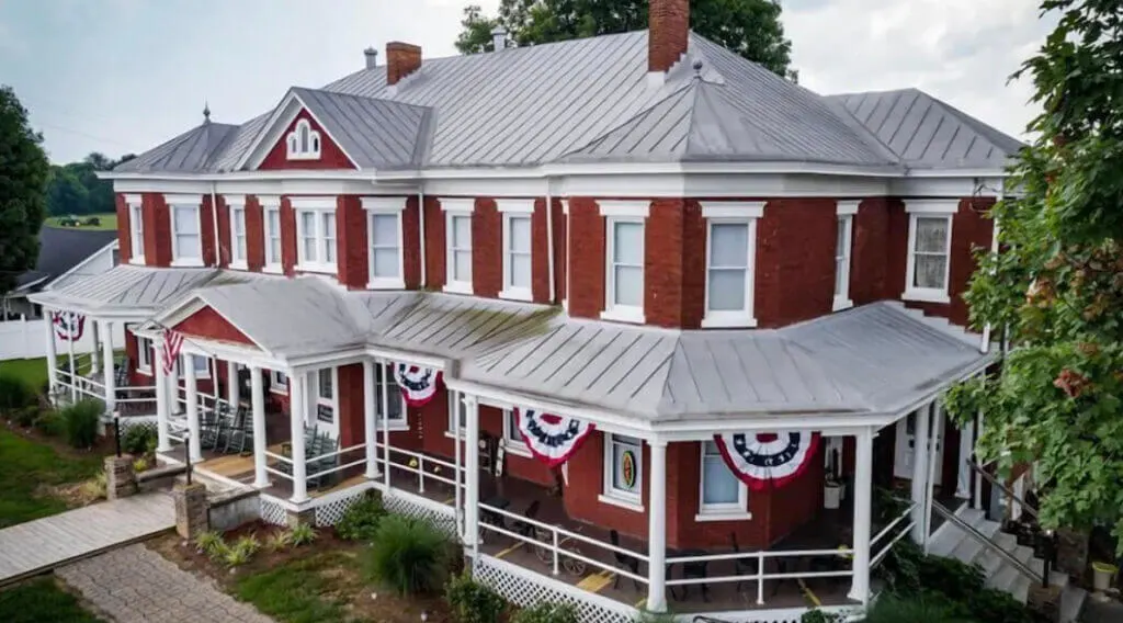 Exterior of the historic and unique Grand Victorian Inn, Kentucky