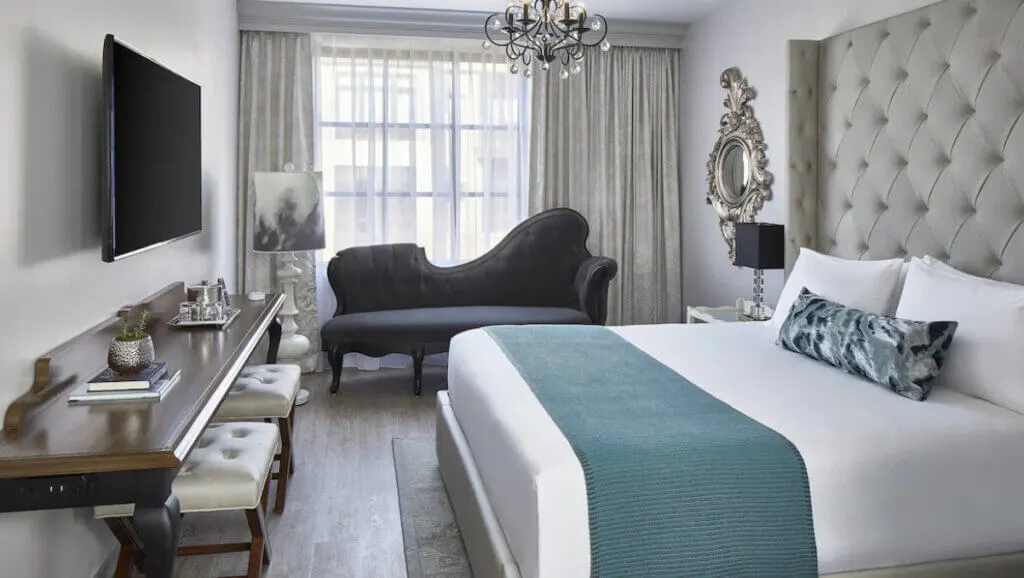 Luxury boutique hotel in Chattanooga interior The Edwin Hotel
