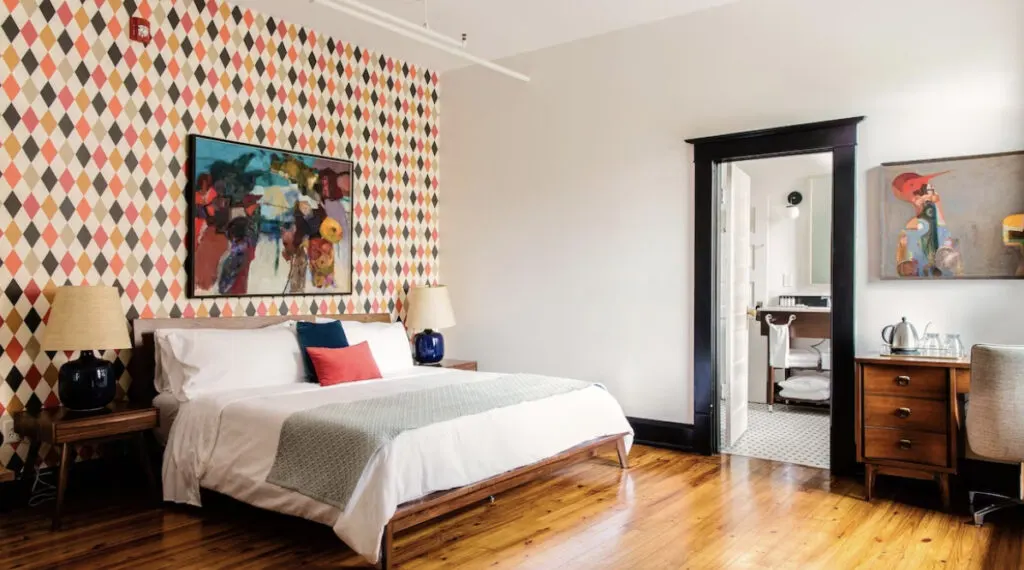 Chattanooga Boutique Hotels interior at The Dwell Hotel