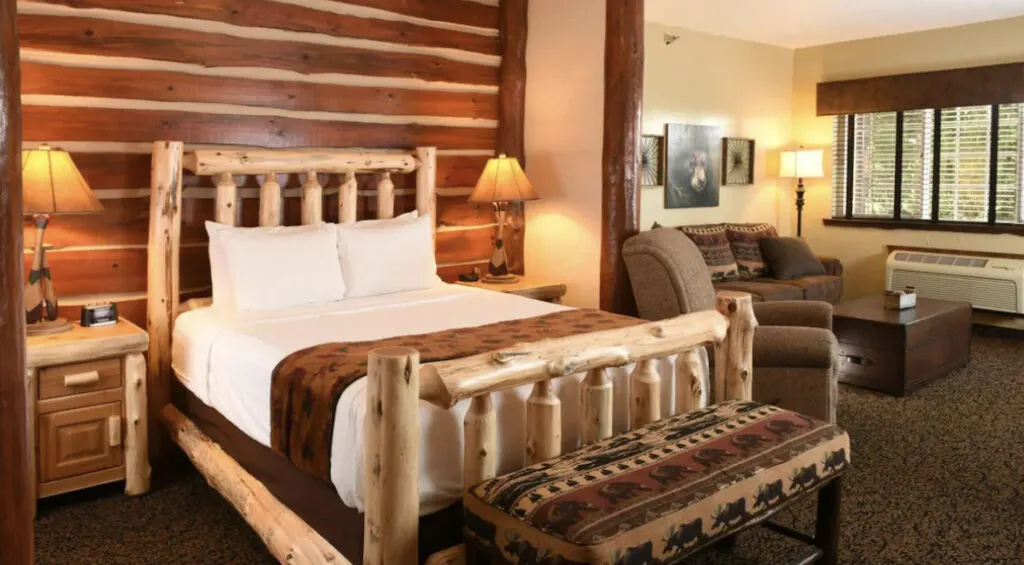 Interior of room at Stoney Inn Creek
