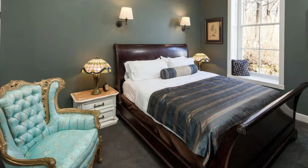 Room interior at Jail Hill Inn Galena Il