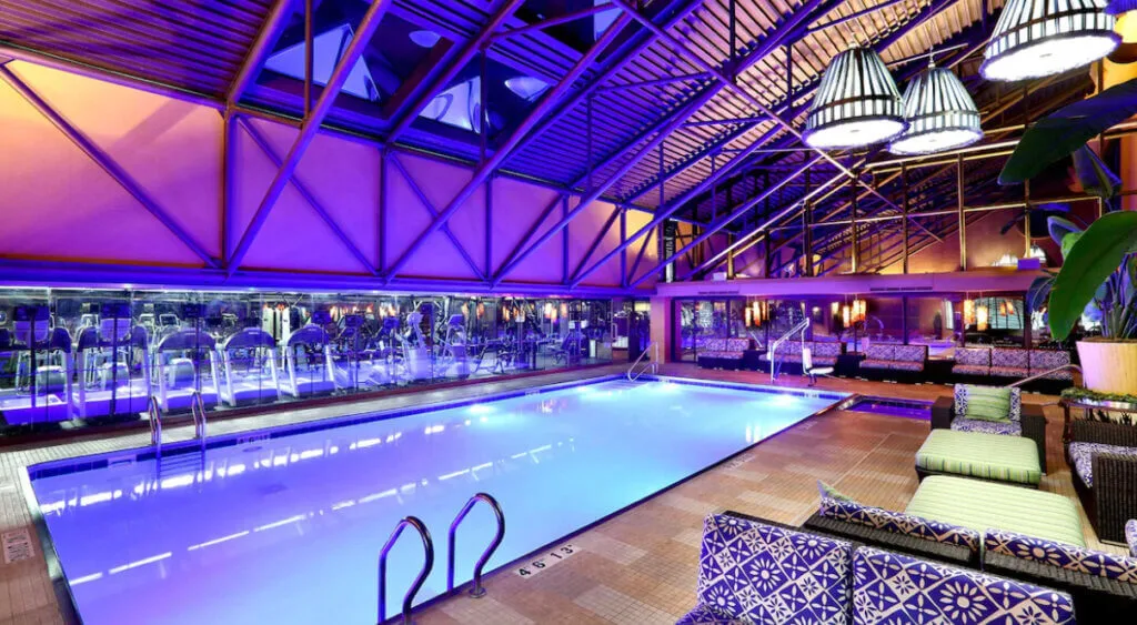 Indoor Pool of Amway Hotel Grand Rapids Michigan