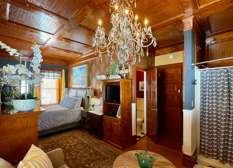 room interior of Big Bay Point Lighthouse Bed and Breakfast unusual place to stay in Michigan