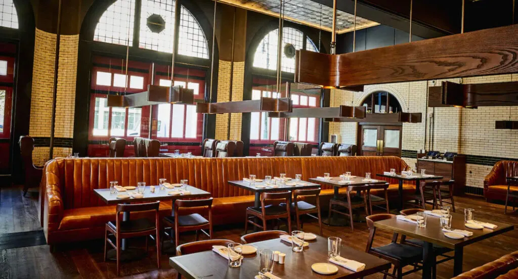Restaurant of unique hotel in Michigan Detroit Foundation Hotel