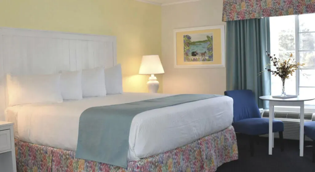 Cute room interior of the Colonial Inn at Harbor Springs Michigan