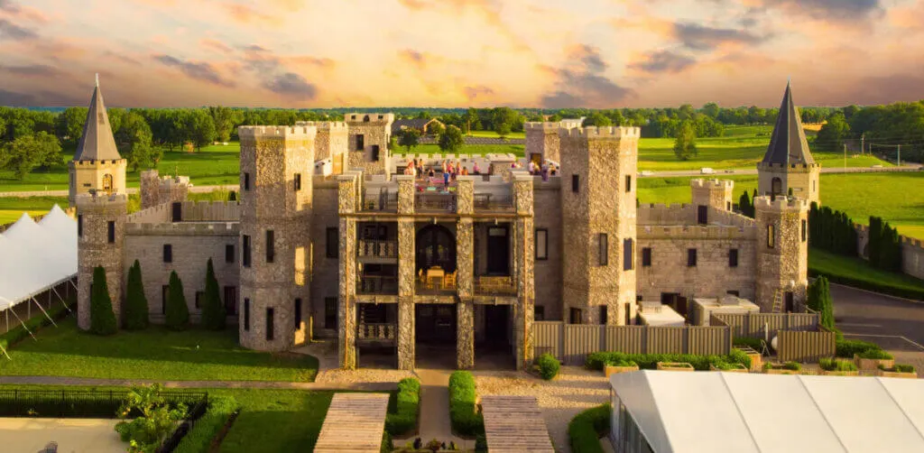 Exterior of Kentucky Romantic Getaway Kentucky Castle