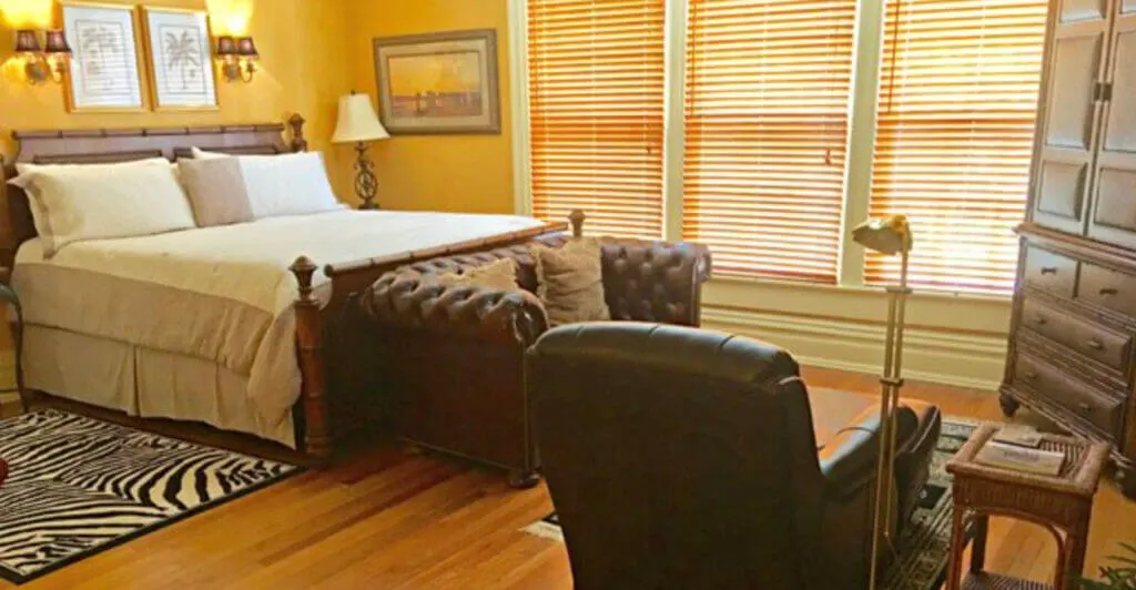 Interior of room at Storybook Inn