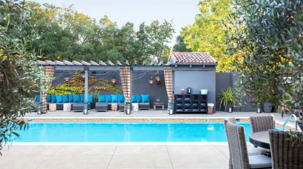 The pool at North Block Hotel Yountville