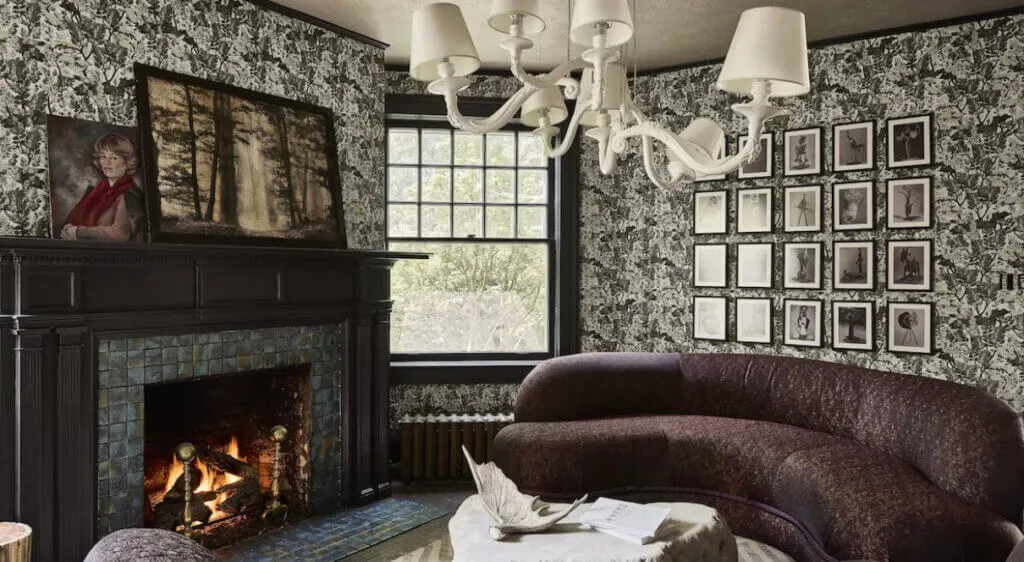 classic Interior design of Blind Tiger Asheville North Carolina