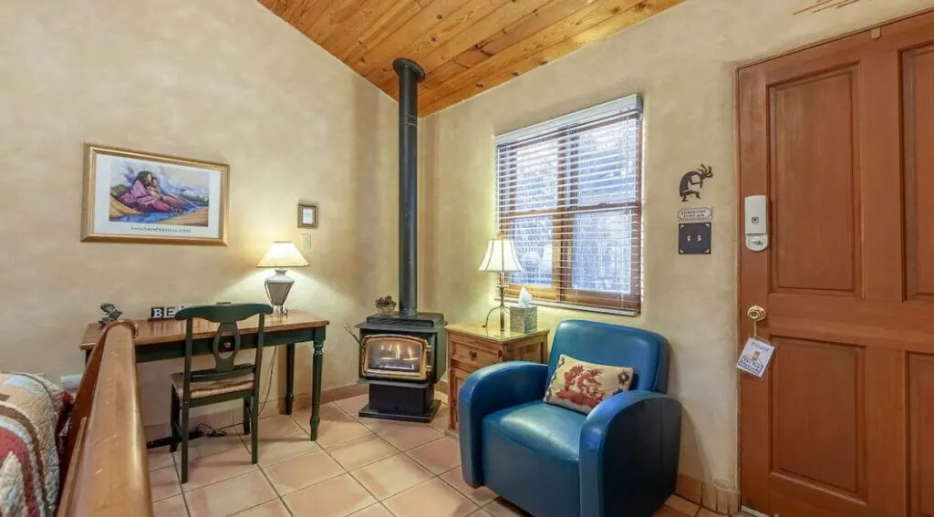 Room interior at fun place to stay in Taos, NM Dreamcatcher B&B
