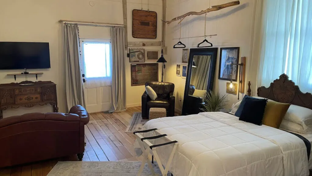 Fun room interior at Painted Lady Bed & Brew