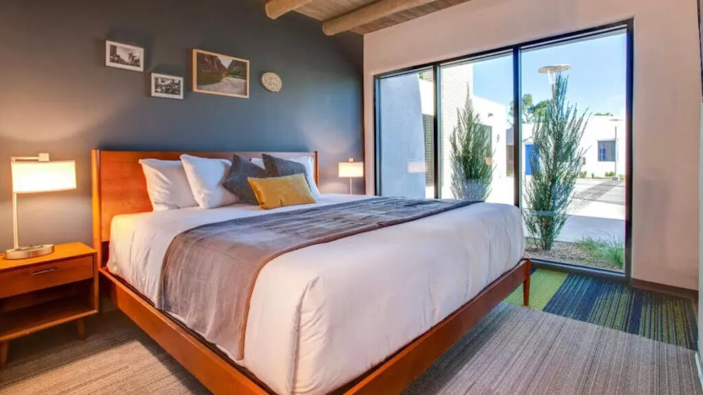 Cute and fun room interior at El Vado Motel