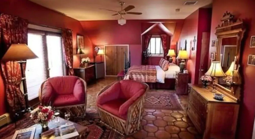 Unique room interior at El Parador, NM