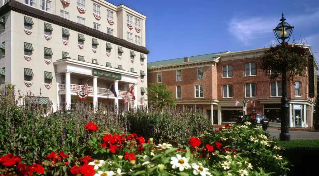 Exterior of Gettysburg Hotel