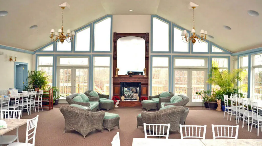 Lobby at Battlefield Inn, Gettysburg PA