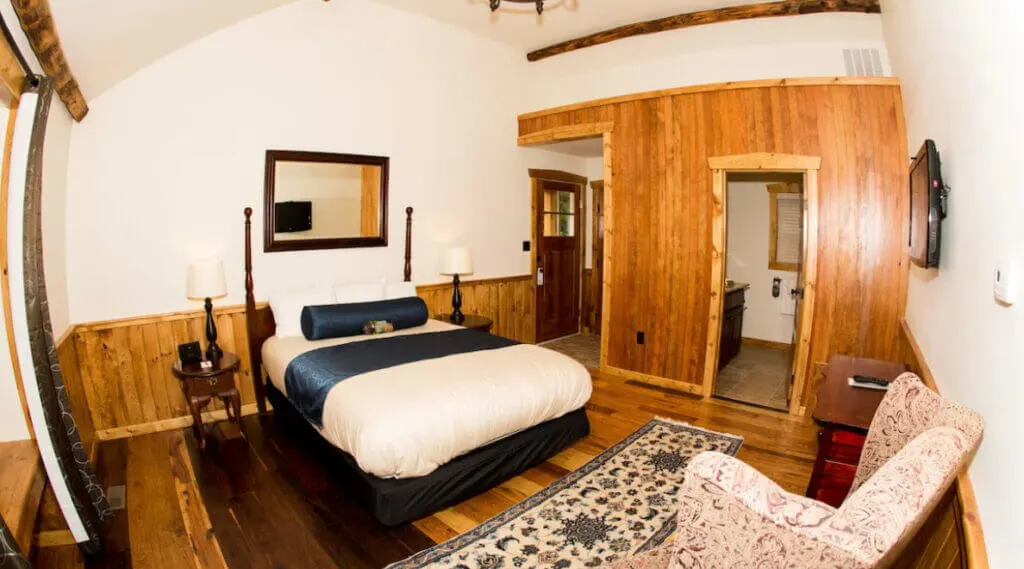 Lodge interior at unique Gettysburg place to stay The Lodges at Gettysburg