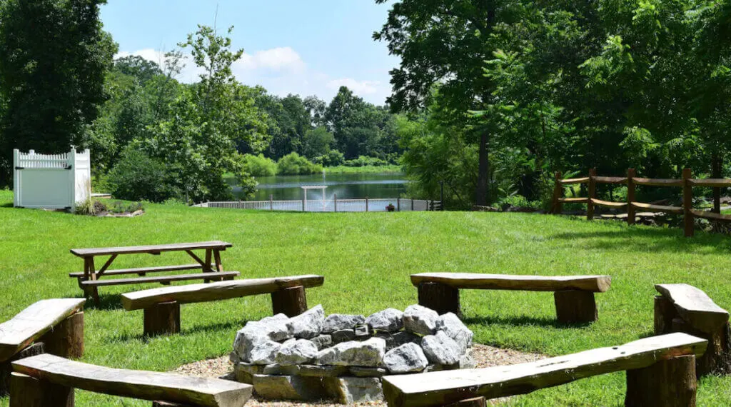 Outdoor area at The Lodges at Gettysburg