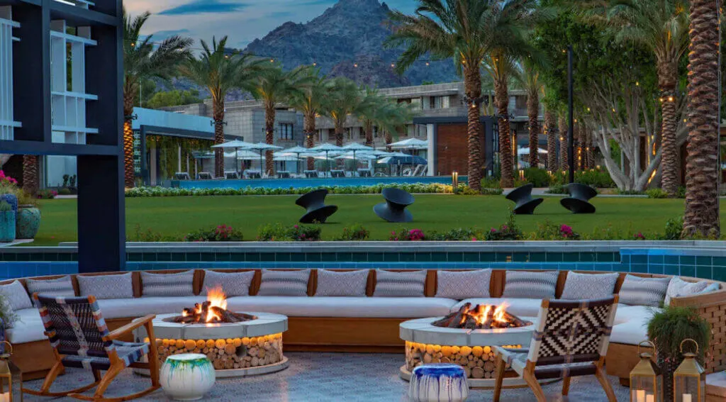 Outdoor area at Arizona resort Arizona Biltmore