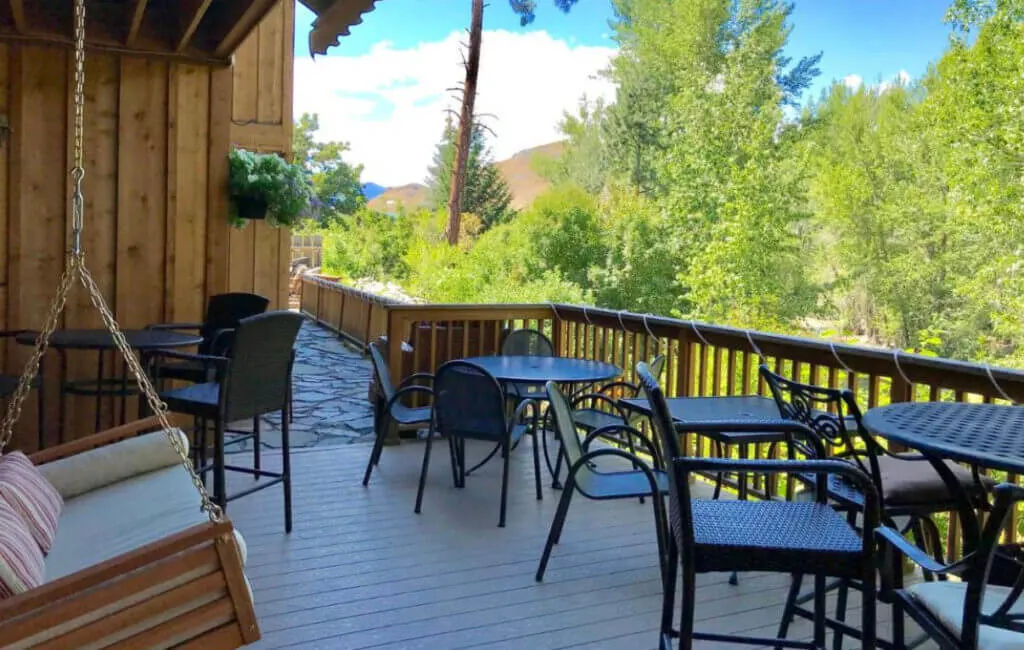Patio at Twisp River Suites