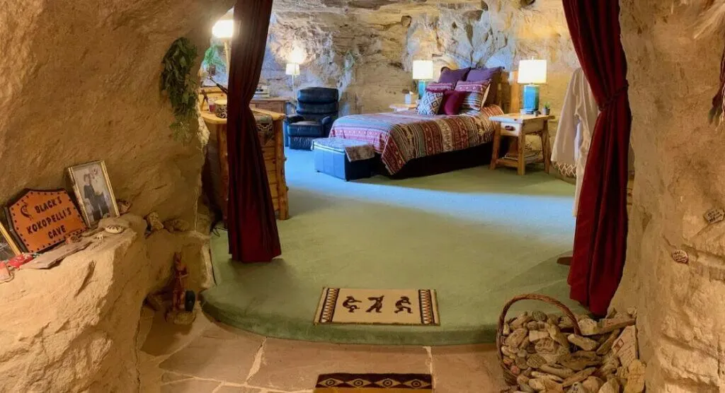 Kokopelli’s Cave New Mexico one of the most cool places to stay in the US