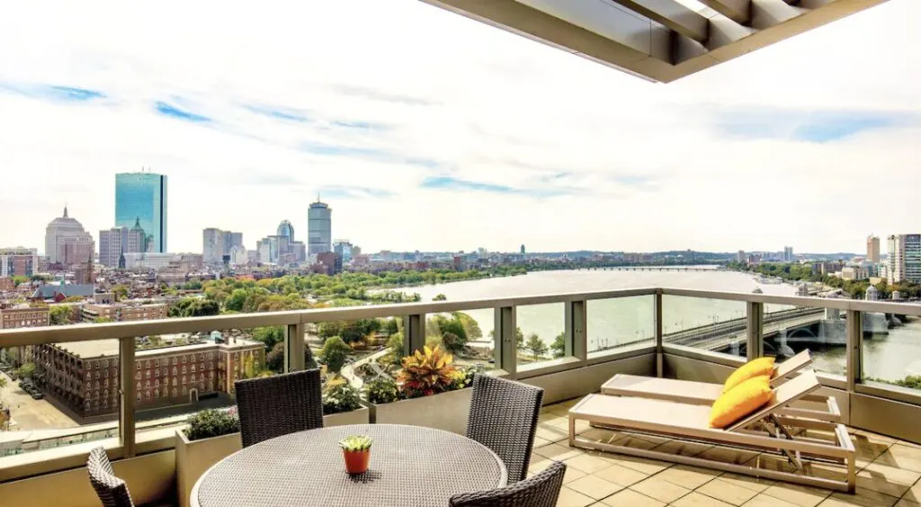 view over the vier in boston at Liberty Hotel Massachusetts