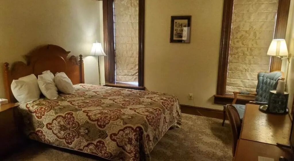 old historic interior at Bullock Hotel South Dakota USA