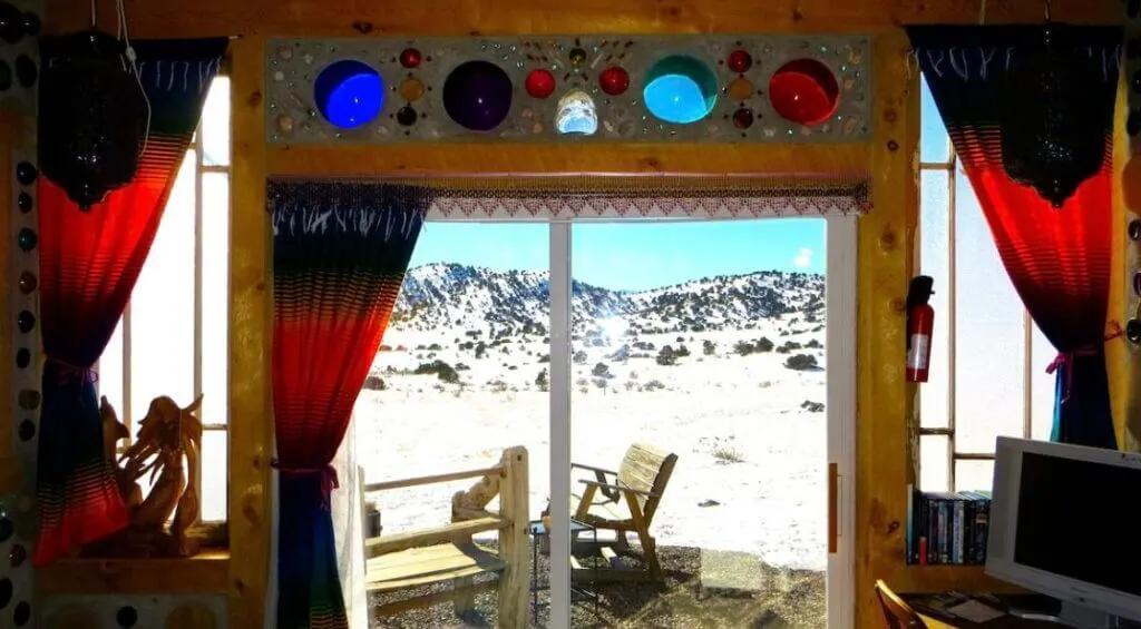 mountain view at unique colorado lodging Cute Mermaid Cottage on VRBO