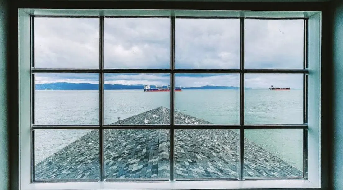 amazing view ftom the The Wheelhouse on Pier 11 Boutique lodging in Astoria OR
