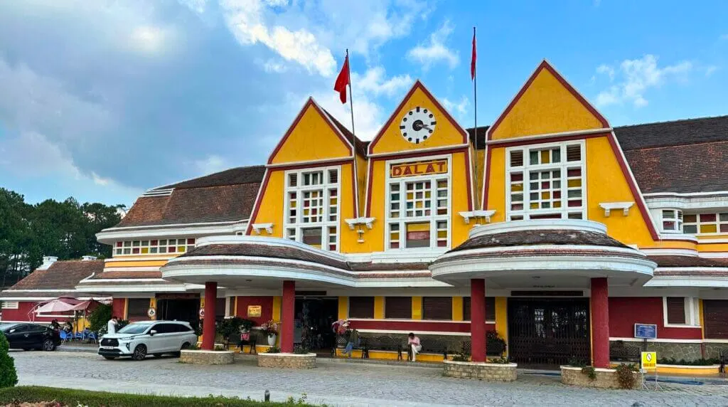 The Dalat train station is a historical stop in a Dalat 3 day itinerary