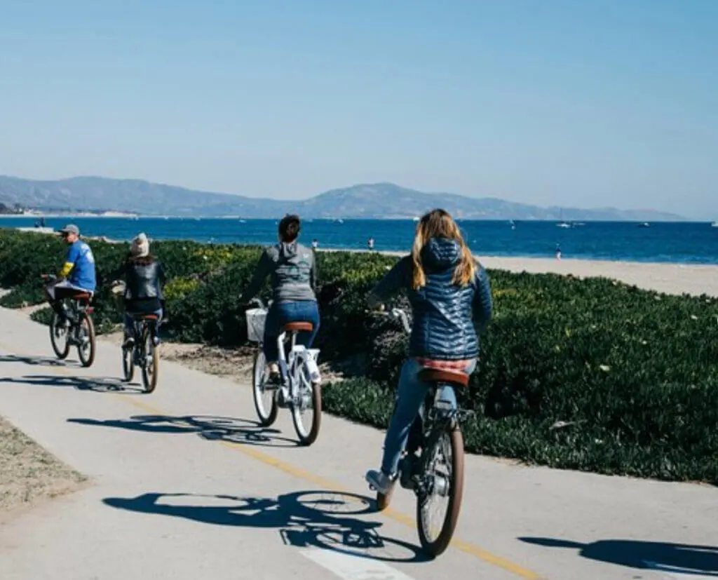 Fun things to do in Santa Barbara - E-Bike tour along the shore